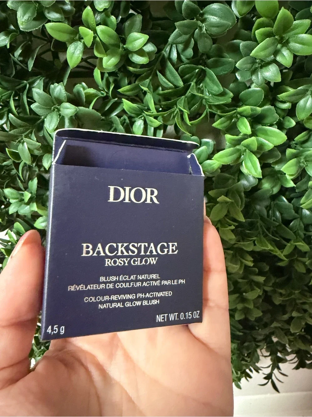 Dior Backstage Rosy Glow Compact - Navy Blue & Pink Accents